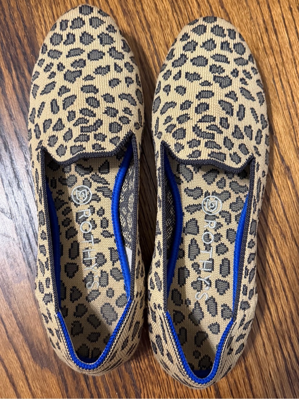 Rothy’s spotted leopard loafers size 9